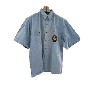 Harley-Davidson 90th Anniversary Signed Willie Davidson Shirt 1993 Blue L/XL